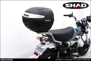 ホンダ　ダックス125用SHAD製リアボックス付きグラブバー　