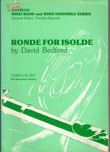 吹奏楽楽譜/デビッド・ベッドフォード：イゾルデのためのロンド/試聴可/David Bedford:Ronde For Isolde/定価23,200円