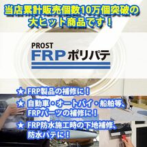 FRP ポリエステルパテ １kg　下地凹凸/平滑用/FRP補修/ポリパテ Z25_画像2