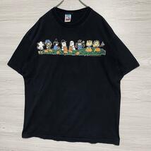 【入手困難】PEANUTS ピーナッツ　SNOOPY スヌーピー Tシャツ　XLサイズ　海外輸入　キャラクター　一点物　ゆったり　オーバーサイズ_画像3