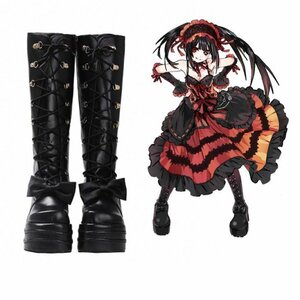 xd438Date A Livete-to*a* Live hour cape madness three . equipment Halloween Christmas Event cosplay boots shoes size limitation 22.5~24.5cm