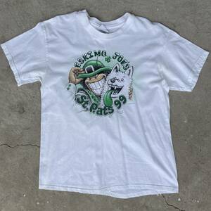 ビンテージ　90s　ヘインズ　ESKIMO JOES　プリント　Tシャツ　230725