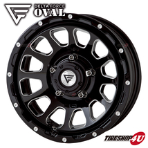 4本セット DELTA FORCE OVAL 16x6.0J 5/139.7 -5 BSM MONSTA TERRAIN GRIPPER A/T 215/70R16 ホワイトレター ジムニーシエラ JB74W_画像2