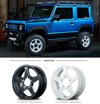 4本セット オフパフォーマー RT-5N+II 16x5.5J 5/139.7 +22 ガンメタ TOYO トーヨー CL1SUV 175/80R16 低燃費 ジムニー JB64 JB23_画像3