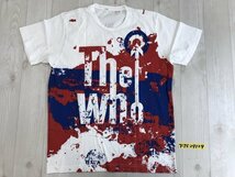 〈送料280円〉UTGP ユニクロ UT GRAND PRIX 2013 メンズ The Who 半袖Tシャツ M 白赤青_画像1