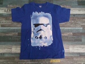 〈送料280円〉UT UNIQLO ユニクロ × STAR WARS スターウォーズ メンズ ダースベイダー 半袖Tシャツ M 青