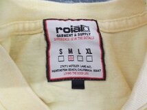 〈送料280円〉roial ロイアル メンズ フォト転写 半袖Tシャツ M 黄色_画像2
