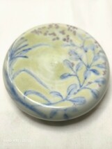 茶道具 萩焼 香合 在銘 陶芸品 手作り 旧家蔵出し コレクター放出 未使用品_画像2