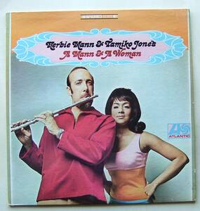 ◆ HERBIE MANN & TAMIKO JONES / A Mann & A Woman ◆ Atlantic SD 8141 ( green / blue ) ◆