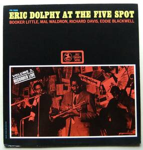 ◆ ERIC DOLPHY At The Five Spot Volume 2 ◆ Prestige PRT-7826 (VAN GELDER) ◆