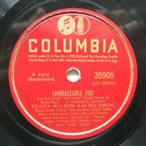 ◆ TEDDY WILSON - HELEN WARD / I Never Knew / Embraceable You ◆ Columbia 35905 (78rpm SP) ◆の画像2