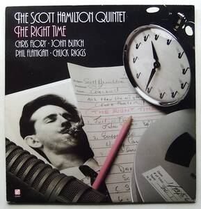 ◆ SCOTT HAMILTON Quintet / The Right Time ◆ Concord Jazz CJ-311 ◆