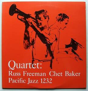 ◆ RUSS FREEMAN and CHET BAKER / Quartet ◆ Pacific Jazz GXF-3104 ◆ J