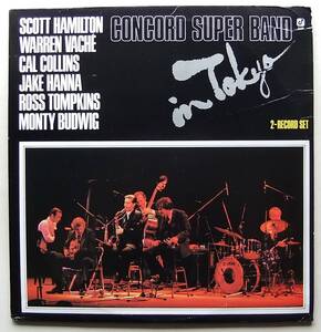 ◆ SCOTT HAMILTON / Concord Super Band in Tokyo (2LP) ◆ Concord CJ-80 ◆