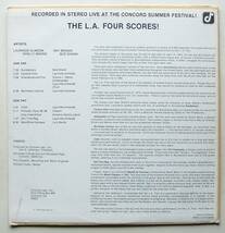 ◆ L.A.Four / Scores ! ◆ Concord Jazz CJ-8 ◆_画像2