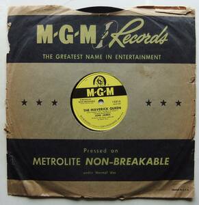 * JONI JAMES / The Maverick Queen / I Woke Up Crying * MGM 12213 (78rpm SP) *