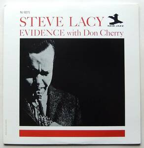 ◆ STEVE LACY / Evidence with DON CHERRY ◆ New Jazz SMJ-6272 ◆ J