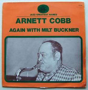 ◆ ARNETT COBB / Again With MILT BUCNER ◆ Black and Blue 33.052 (France) ◆