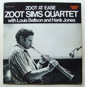 ◆ ZOOT SIMS Quartet / Zoot At Ease ◆ Famous Door HL 2000 ◆