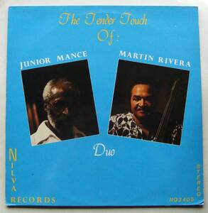 ◆ The Tender Touch of JUNIOR MANCE - MARTIN RIVERA Duo ◆ Nilva NQ 3405 (France) ◆ V