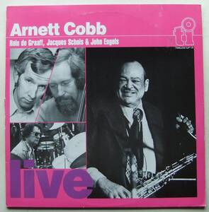 ◆ ARNETT COBB - REIN DE GRAAFF / Live ◆ Timeless SJP 174 (Holland) ◆ W