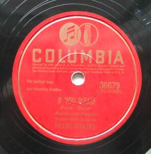 * FRANK SINATRA / Sunday, Monday or Always / If You Please * Columbia 36679 (78rpm SP) * V