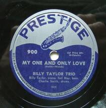 ◆ BILLY TAYLOR Trio / Who Can I Turn To / My One And Only Love ◆ Prestige 900 (78rpm SP) ◆_画像2