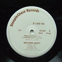 ◆ BREW MOORE Quartet / If I Had You ◆ SteepleChase SCC-6016 (Denmark) ◆_画像3