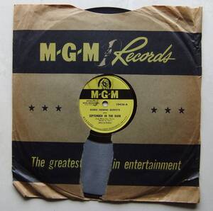 * GEORGE SHEARING Quintet / September In The Rain / Bop, Look And Listen * MGM 10426 (78rpm SP) *