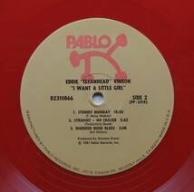 ◆ EDDIE CLEANHEAD VINSON / I Want a Little Girl ◆ Pablo D2310866 (red vinyl) ◆_画像4