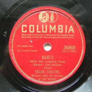 * FRANK SINATRA / Nancy / Cradle Song * Columbia 36868 (78rpm SP) * V