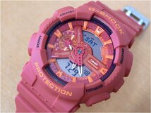 7431T　CASIO カシオ　G-SHOCK　アナログ デジタル　GA-110AC-4AJF　クォーツ　メンズ腕時計　美品_画像2