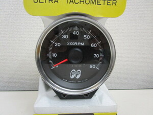  warehouse adjustment goods new goods * unused MOON ULTRA tachometer black rare 