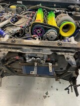 シルビア　１８０SX　PS13　RPS13　アルミ３層ラジエター＜電動ファン2基付き＞　ブリーザータンク２個付き　RB26SWAP車　値下げ_画像2