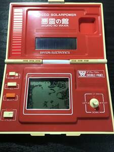  Bandai bad .. pavilion LCD SOLAPOWER Showa Retro game 