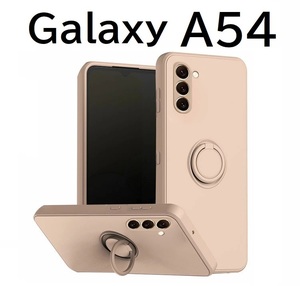 Galaxy A54 カラーリング ピンク スマホケース