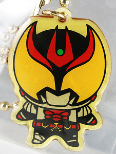  super rare chibi Cara SD Kamen Rider Kiva gold Gold charm limited goods Seto . history .. metamorphosis belt key holder strap new goods prompt decision 