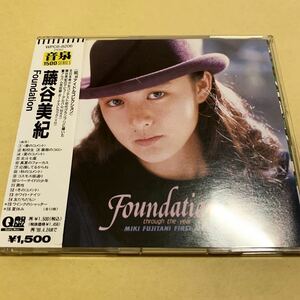 ☆帯付☆ 藤谷美紀 / Foundation +2 CD