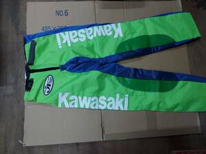 ビンテージ風モトクロスパンツ　新品　２８～３０インチ　ＵＳＡ　ｋａｗａｓａｋｉ文字入り　