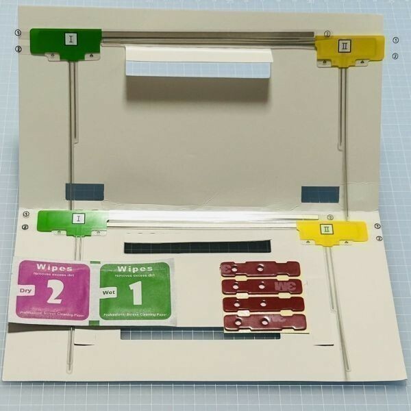 NX712 クラリオン 地デジ フィルムアンテナ 両面テープ 取説 ガラスクリーナー付 送料無料