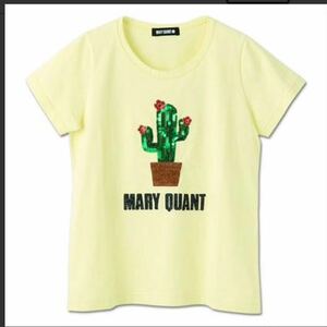 [ tag equipped ] Mary Quant * short sleeves T-shirt cut and sewn tops cactus × yellow 