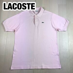 LACOSTE ラコステ 半袖ポロシャツ 5 ピンク ワニ