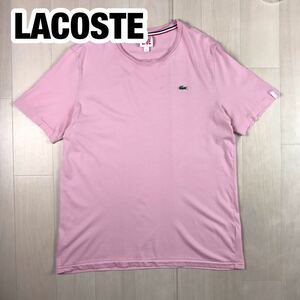 LACOSTE ラコステ 半袖Tシャツ ビッグサイズ XL ピンク ワニ