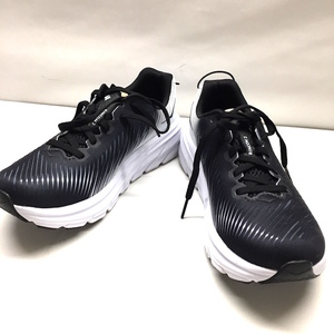 美品 HOKA ONEONE スニーカー RINCON 3 WIDE ブラック ホワイト 23cm 1121370 [jgg]