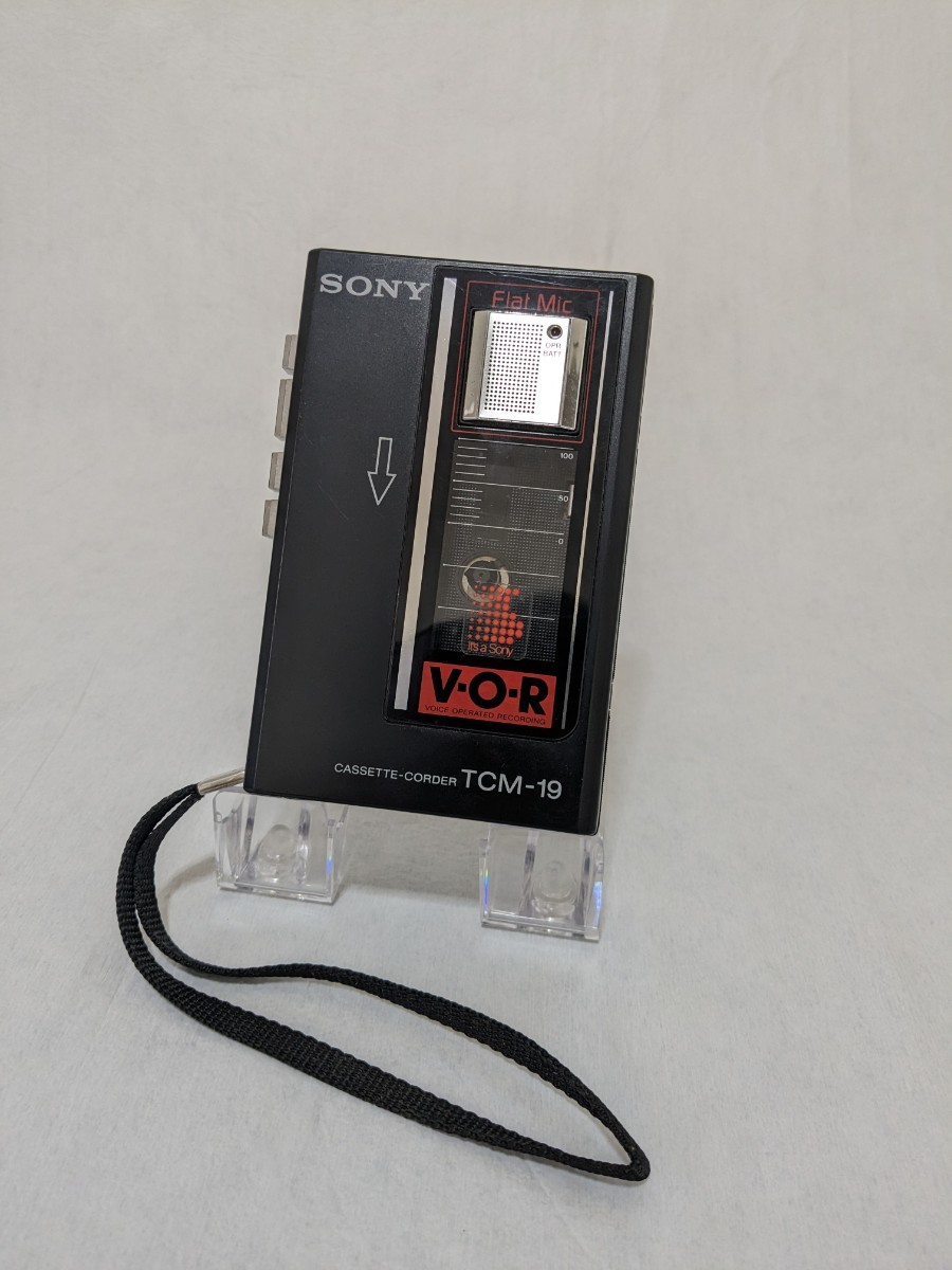 通電音出確認】 SONY TCM-19 カセット プレーヤー ジャンク | JChere