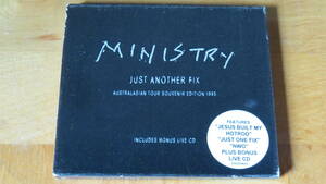  ミニストリー MINISTRY/JUST ANOTHER FIX AUSTRALASIAN TOUR SOUVENIR EDITION 1995 輸入盤 LIVE CD付き2枚組