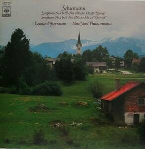 LP盤 レナード・バーンスタイン/New York Phil　Schumann 交響曲 1&3番「春」&「ライン」