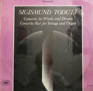 輸入LP盤 エミル・シモン/Cluji-Napoca Phil　Sigismund Toduta 管楽と打楽器の協奏曲 & 弦楽とオルガンの協奏曲