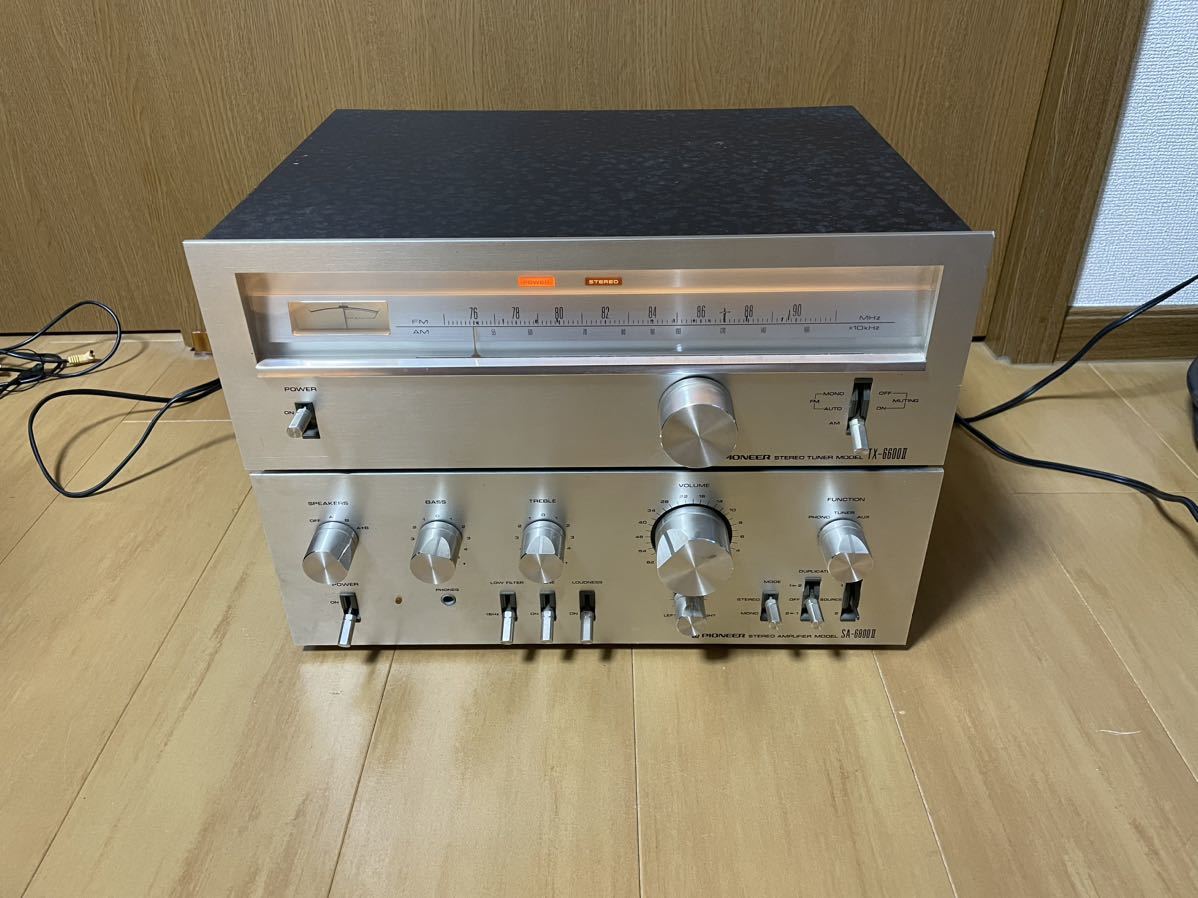 ▽PIONEER パイオニア SA-7800II TX-7800II アンプチューナーセット