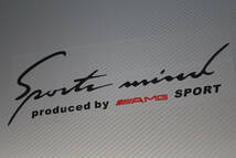 スポーツマインド　 ////AMG　ステッカー　BENZ　ブラック　　　　_画像1
